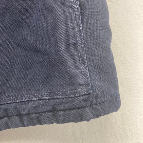 Carhartt Men's Navy Blue Zip-up Duck Arctic Coat Quilt Jacket C26-MDT Sz 2XL NWT - Picture 3 of 9